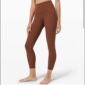 Lululemon wunder under 25” ancient copper